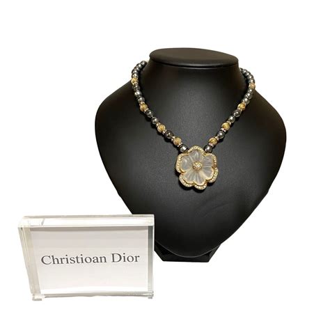 dior custom necklace|genuine christian dior necklace.